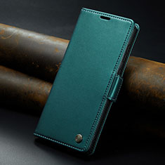 Leather Case Stands Flip Cover Holder C04S for Oppo A78 4G Green