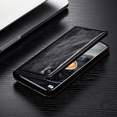 Leather Case Stands Flip Cover Holder C04S for Samsung Galaxy S20 Ultra 5G Black