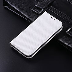 Leather Case Stands Flip Cover Holder C04X for Xiaomi POCO C31 White