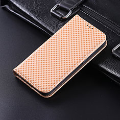 Leather Case Stands Flip Cover Holder C06X for Google Pixel 6 5G Gold