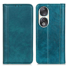 Leather Case Stands Flip Cover Holder D03Y for Huawei Honor 90 5G Green