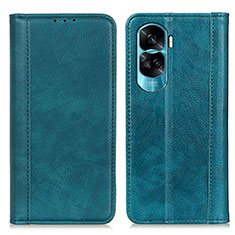 Leather Case Stands Flip Cover Holder D03Y for Huawei Honor 90 Lite 5G Green