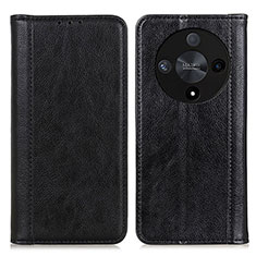 Leather Case Stands Flip Cover Holder D03Y for Huawei Honor Magic6 Lite 5G Black