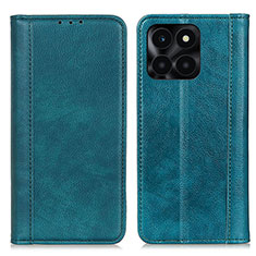 Leather Case Stands Flip Cover Holder D03Y for Huawei Honor X8b Green