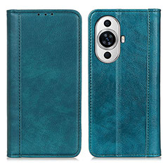 Leather Case Stands Flip Cover Holder D03Y for Huawei Nova 11 Green