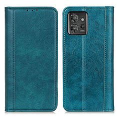 Leather Case Stands Flip Cover Holder D03Y for Motorola ThinkPhone 5G Green