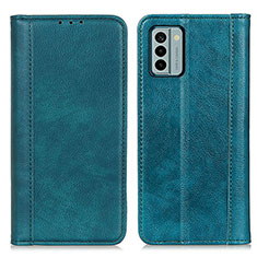 Leather Case Stands Flip Cover Holder D03Y for Nokia G22 Green