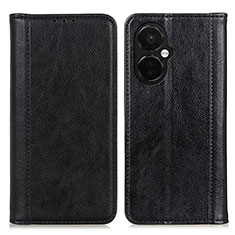 Leather Case Stands Flip Cover Holder D03Y for OnePlus Nord CE 3 5G Black