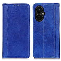 Leather Case Stands Flip Cover Holder D03Y for Oppo K11x 5G Blue