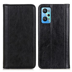 Leather Case Stands Flip Cover Holder D03Y for Realme GT Neo 3T 5G Black