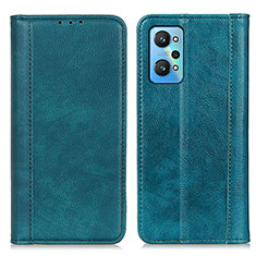 Leather Case Stands Flip Cover Holder D03Y for Realme GT Neo 3T 5G Green