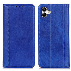 Leather Case Stands Flip Cover Holder D03Y for Samsung Galaxy A04 4G Blue