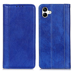 Leather Case Stands Flip Cover Holder D03Y for Samsung Galaxy A04E Blue