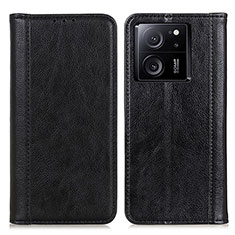 Leather Case Stands Flip Cover Holder D03Y for Xiaomi Mi 13T Pro 5G Black