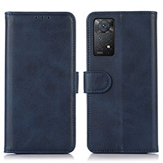 Leather Case Stands Flip Cover Holder D03Y for Xiaomi Redmi Note 11 Pro 4G Blue