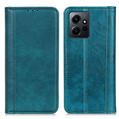 Leather Case Stands Flip Cover Holder D03Y for Xiaomi Redmi Note 12 4G Green