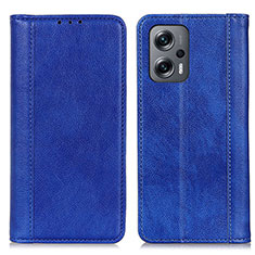 Leather Case Stands Flip Cover Holder D03Y for Xiaomi Redmi Note 12 Turbo 5G Blue