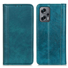 Leather Case Stands Flip Cover Holder D03Y for Xiaomi Redmi Note 12 Turbo 5G Green