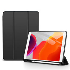 Leather Case Stands Flip Cover Holder for Apple iPad 10.2 (2019) Black