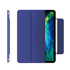 Leather Case Stands Flip Cover Holder for Apple iPad Pro 11 (2021) Blue