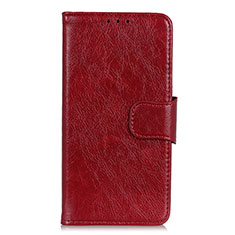 Leather Case Stands Flip Cover Holder for BQ Vsmart Active 1 Red