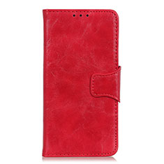 Leather Case Stands Flip Cover Holder for Huawei Y5p Red