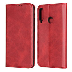 Leather Case Stands Flip Cover Holder for Huawei Y7p Red