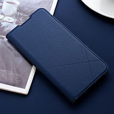 Leather Case Stands Flip Cover Holder for Oppo Reno2 Blue