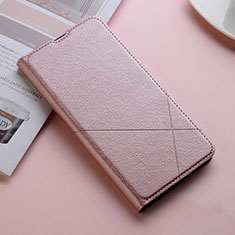 Leather Case Stands Flip Cover Holder for Oppo Reno2 Z Rose Gold