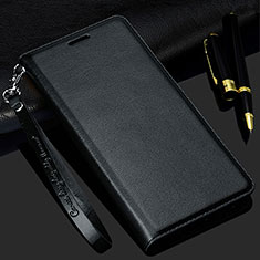 Leather Case Stands Flip Cover Holder for Realme Narzo 20A Black