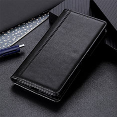 Leather Case Stands Flip Cover Holder for Samsung Galaxy M01 Core Black