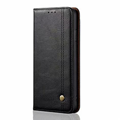 Leather Case Stands Flip Cover Holder for Samsung Galaxy M31 Black