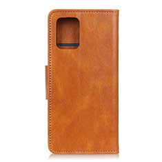 Leather Case Stands Flip Cover Holder for Samsung Galaxy M80S Orange