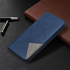 Leather Case Stands Flip Cover Holder for Samsung Galaxy S20 FE 5G Blue