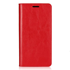 Leather Case Stands Flip Cover Holder for Sony Xperia XZ2 Red