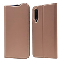 Leather Case Stands Flip Cover Holder for Xiaomi Mi 9 SE Rose Gold