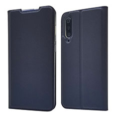 Leather Case Stands Flip Cover Holder for Xiaomi Mi A3 Lite Blue