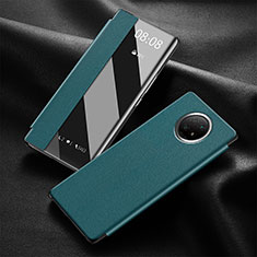 Leather Case Stands Flip Cover Holder for Xiaomi Redmi Note 9 5G Green