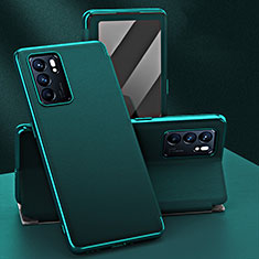Leather Case Stands Flip Cover Holder GS1 for Oppo Reno6 5G Green