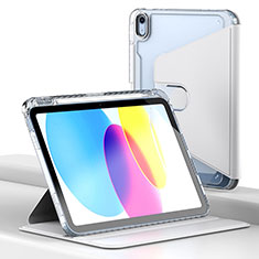 Leather Case Stands Flip Cover Holder H01 for Apple iPad 10.9 (2022) White