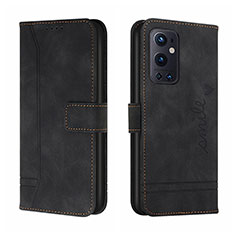 Leather Case Stands Flip Cover Holder H01X for OnePlus 9 Pro 5G Black