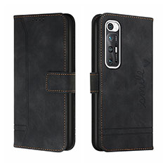 Leather Case Stands Flip Cover Holder H01X for Xiaomi Mi 10S 5G Black