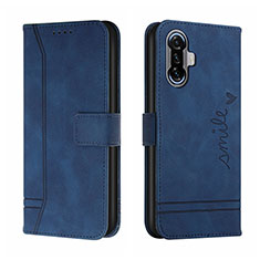 Leather Case Stands Flip Cover Holder H01X for Xiaomi Poco F3 GT 5G Blue
