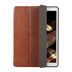 Leather Case Stands Flip Cover Holder H02 for Apple iPad 10.2 (2019) Brown