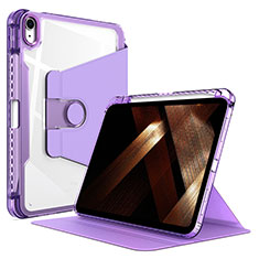 Leather Case Stands Flip Cover Holder H02 for Apple iPad 10.9 (2022) Purple