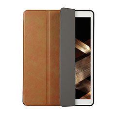 Leather Case Stands Flip Cover Holder H03 for Apple iPad 10.2 (2019) Brown