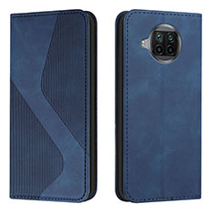 Leather Case Stands Flip Cover Holder H03X for Xiaomi Mi 10T Lite 5G Blue