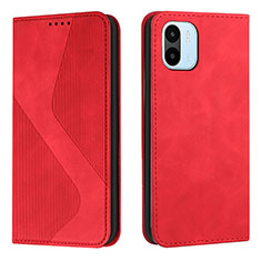 Leather Case Stands Flip Cover Holder H03X for Xiaomi Redmi A2 Plus Red