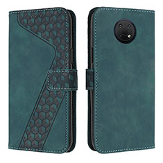 Leather Case Stands Flip Cover Holder H04X for Nokia G30 Green