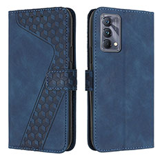 Leather Case Stands Flip Cover Holder H04X for Realme GT Master 5G Blue